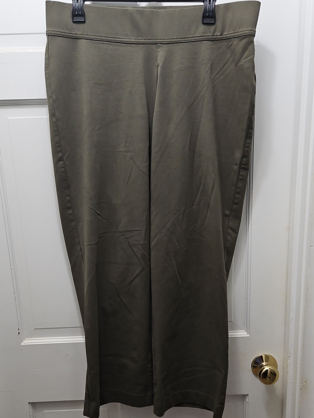 Lands' End Olive Stretch Dress Pants Size LARGE PETITE